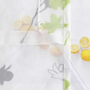 Roman Shade with Tab-Top Hanging Country Style Modern 1 Piece - Violet, W x H 140 x 140cm