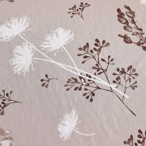 Curtain with Curtain Tape with Botanical Pattern 1 Piece