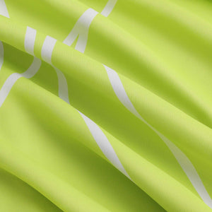 Blackout Grommet Curtain with Wave Pattern 1 Piece - Brown, W x H 135 x 175cm