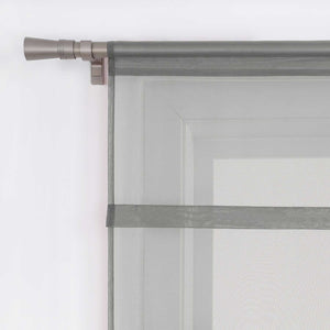 Roman Shade Voile for Kitchen Sheer 1 Piece - White, W x H 80 x 140cm