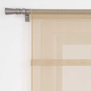 Roman Shade Voile for Kitchen Sheer 1 Piece