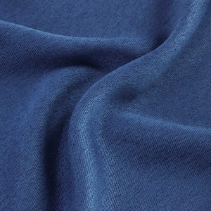 Blackout Grommet Curtain Solid Color Opaque Minimalist Style 1 Piece - Light Blue, H x W 225 x 140 cm