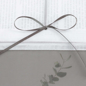 Roman Shade Semi-Sheer Airy with Colored Hem Rod Pocket 1 Piece - Gray, W x H 120 x 155cm