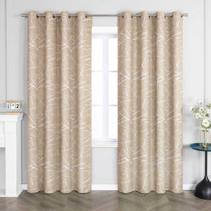 Blackout Grommet Curtain Opaque Thermal Grommet Curtain Panel 1 Piece