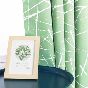 Blackout Grommet Curtain Opaque Thermal Grommet Curtain Panel 1 Piece - Green, H x W 225 x 135cm