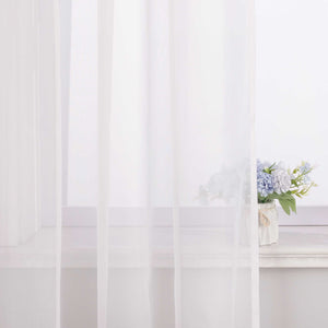 Curtain Solid Color Sheer Classic 1 Piece - Sand, W x H 145 x 175cm