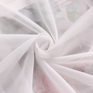 Curtain Solid Color Sheer Classic 1 Piece