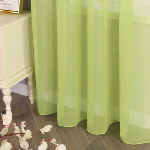 Curtain Solid Color Sheer Classic 1 Piece