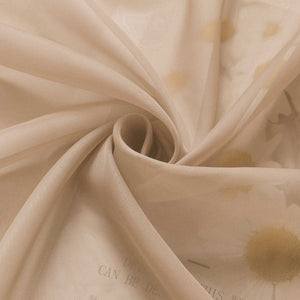 Curtain Solid Color Sheer Classic 1 Piece