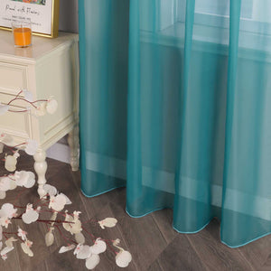 Curtain Solid Color Sheer Classic 1 Piece