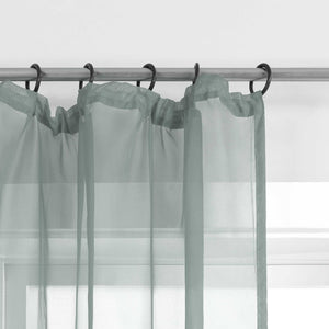 Curtain Solid Color Sheer Classic 1 Piece