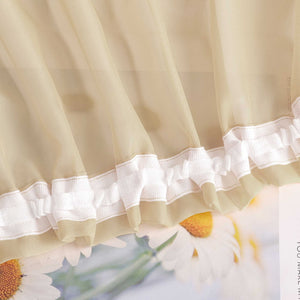 Curtain Solid Color Sheer Classic 1 Piece
