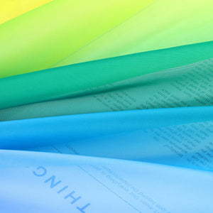 Voile Curtain in Rainbow Colors
