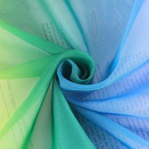 Voile Curtain in Rainbow Colors