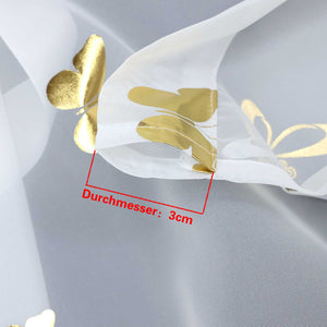 Roman Shades with Butterfly Pattern Adjustable Gathered Folds 1 Piece
