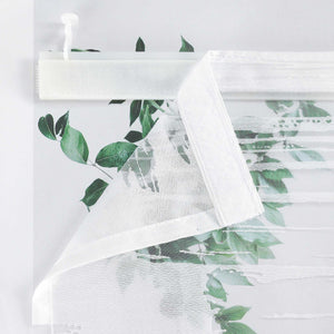 Curtain with Wavy Circle Pattern - Curtain-Tape Hanging Set of 2