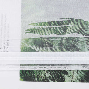Curtain with Wavy Circle Pattern - Curtain-Tape Hanging