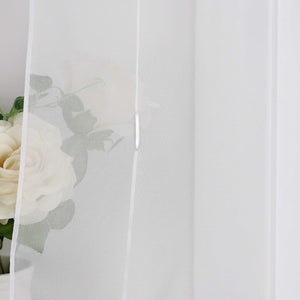 Roman Shade with Floral Pattern Modern Sheer 1 Piece - Gray, W x H 100 x 140cm