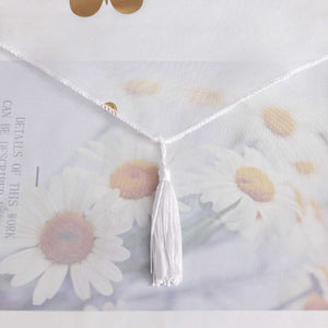 Cafe Curtain with Butterfly Pattern Sheer 1 Piece - Gold, W x H 60 x 90cm
