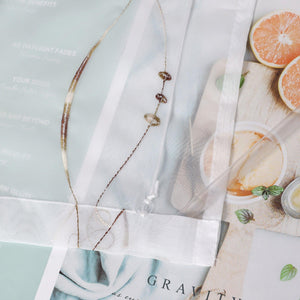 No-Drill Sheer Roman Shade with Grommets, U-Hooks and Embroidery
