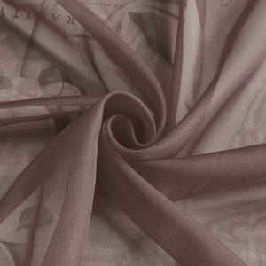 Curtain Solid Color Sheer Classic 1 Piece