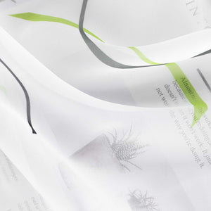 Roman Shade with Printed Clip Design