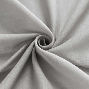 Delien White Roman Shade with Tab-Top Hanging