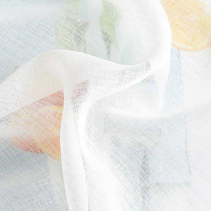 White Roman Shade in Linen-Look