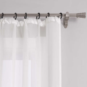 Curtain Solid Color Sheer Classic 1 Piece