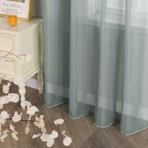 Curtain Solid Color Sheer Classic 1 Piece