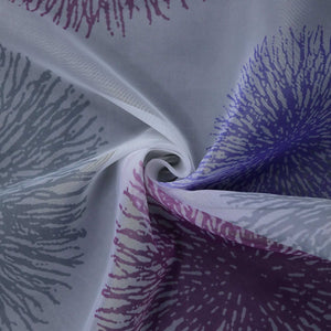 Cafe Curtain with Fireworks Pattern Light-Filtering 1 Piece