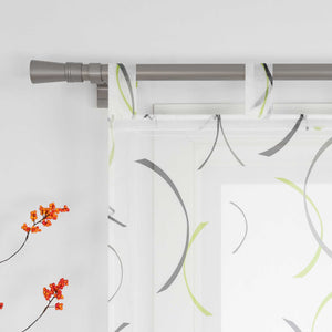 Roman Shade with Printed Clip Design
