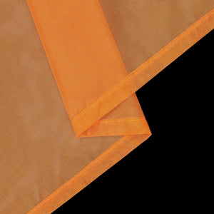 Cafe Curtain with Rod Pocket Gatherable 2 Pieces - Dark Blue, H x W 61 x 76cm
