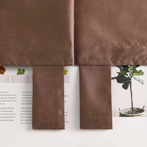 Roman Shade with Tab-Top Hanging Kitchen Curtains 1 Piece