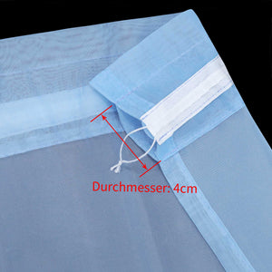 Cafe Curtain with Rod Pocket Gatherable 2 Pieces