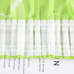 Curtain with White Circle Pattern & Drawstring (1 Piece)