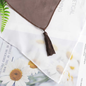 Curtains with Tab-Top Hanging and Triangular Hem Set of 2