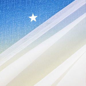 2-in-1 Curtain Children's Room with Stars 1 Piece - Green, W x H 132 x 160cm