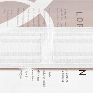 Curtain with White Circle Pattern & Drawstring (1 Piece) - Brown, W x H 140 x 145cm