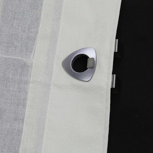 Roman Shade with U-Hooks Striped Pattern Solid Color 1 Piece