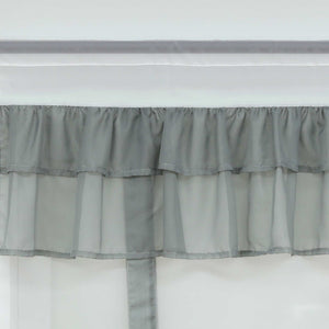 Roman Shade with Decorative Tab Tops
