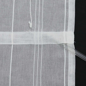 Delien Roman Shade White with V-Shaped Tab Tops Height-Adjustable - Beige, W x H 80 x 140cm