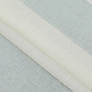 Cafe Curtain Set of 2 with Rod Pocket Short Curtains in Linen-Look Fabric