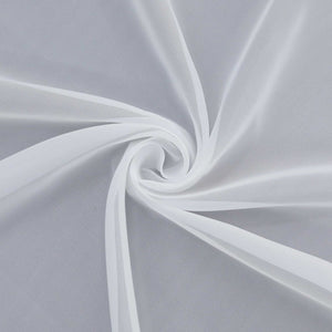 Cafe Curtain with Rod Pocket Gatherable 2 Pieces - Light Blue, H x W 61 x 66cm