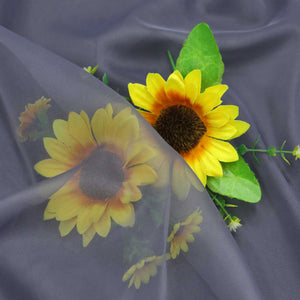 Cafe Curtain with Rod Pocket Gatherable 2 Pieces