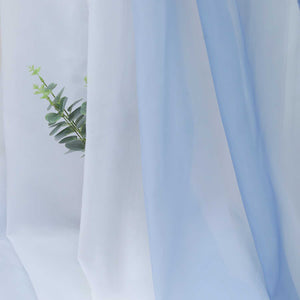 Decorative Curtain Panel with Gradient 1 Piece - yellow, W x H 140 x 500cm
