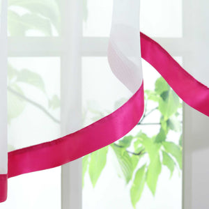 Multi-Functional Curtain Sheer Window Decor 1 Piece
