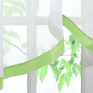 Multi-Functional Curtain Sheer Window Decor 1 Piece