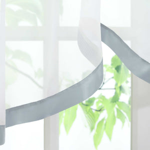 Multi-Functional Curtain Sheer Window Decor 1 Piece