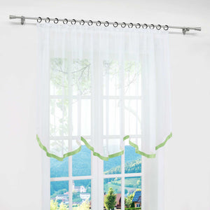 Multi-Functional Curtain Sheer Window Decor 1 Piece